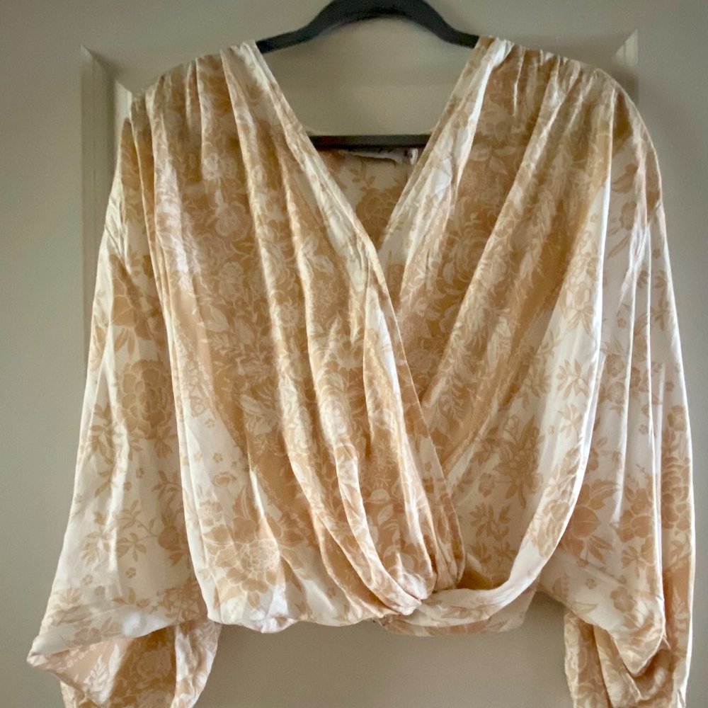 Petal and Pup Floral Blouse
